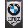 mini enamelled plate BMW service tole email deco garage