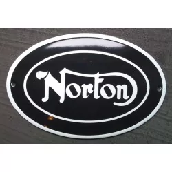 Plaque Emaillee Norton