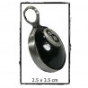 pendentif 8 ball noire boule e billard 3d homme femme