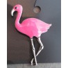 Flamingo brooch pink pin up sexy rock roll rockabilly jewelry