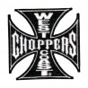 patch west coast choppers black badge thermo-adhesive biker