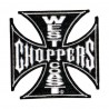 patch west coast choppers noir ecusson thermocollant biker