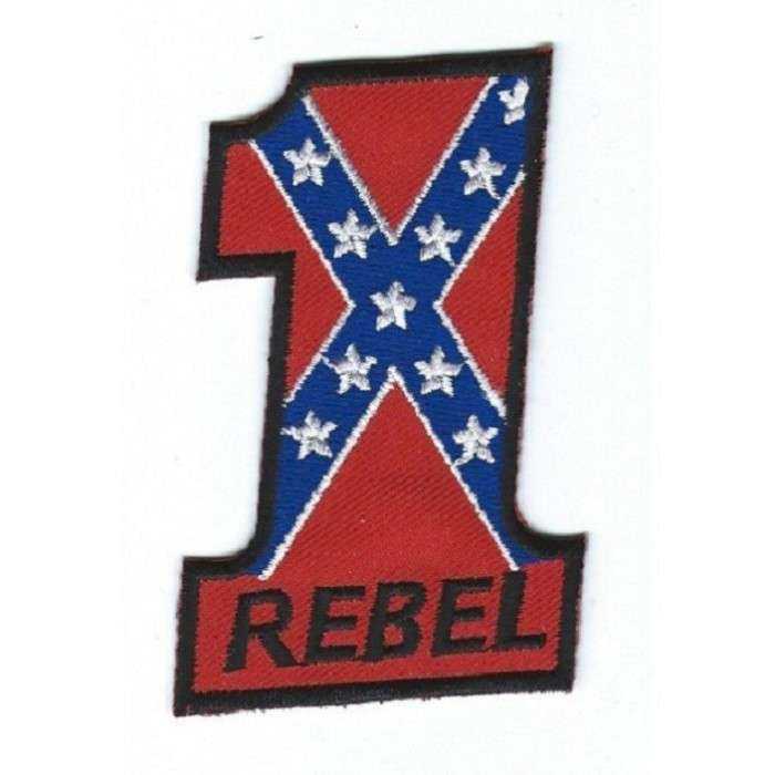 patch N°1 rebel badge thermo-adhesive biker biker rock roll