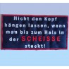 patch allemand humour scheisse ecusson themocollant