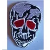 patch skull red eye badge thermo-adhesive skull