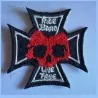 Maltese Cross and Skull Ride Free Live Free Patch