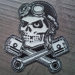 Patch Crane aviator or piston biker? Rock roll badge
