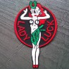 patch lady luck chance pin up hot rod kustom ecusson