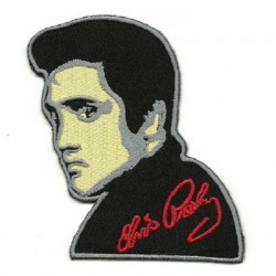 patch elvis presley signature autographe ecusson king rock