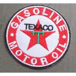 patch texaco motor oil ecusson thermocollant veste chemise