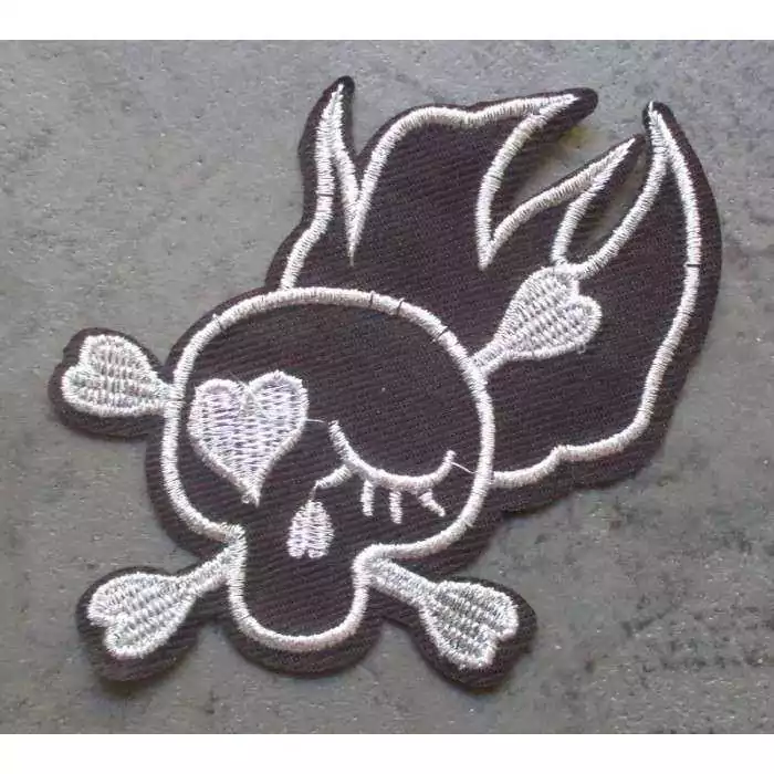 Patch Brodé Tête De Mort Mexicain - écusson Thermocollant Ou à Coudre, 8,5 Cm, Pour Personnalisation Vêtements - 7