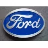 Ford belt buckle blue logo oval man woman