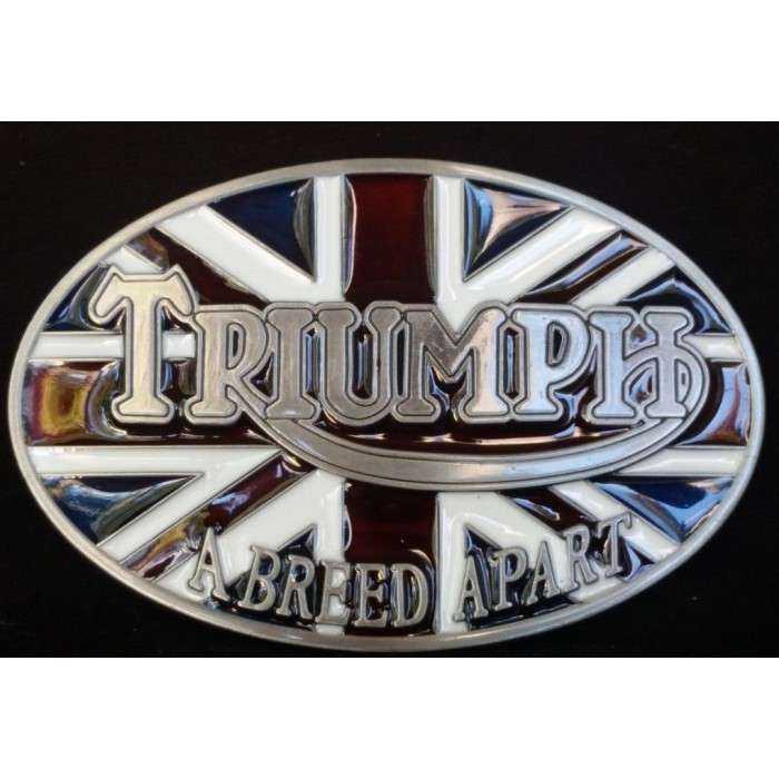 Drapeau britannique Triumph Union Ceinture en métal Alliage Boucle de ceinturLTA 