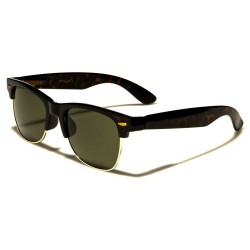 lunette de soleil style retro 50's leopard homme mixte