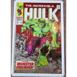 plaque super hero hulk le geant vert  monster unleashed tole deco affiche  pub