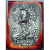 Plate Pin Up Rockab Snake in the hair 70x50cm Tole Deco US Tattto Salon tattoo