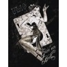 Plate Pin Up Rockab Hell Rock Roll 70x50cm Tole Deco US Tattto Salon Tattoo