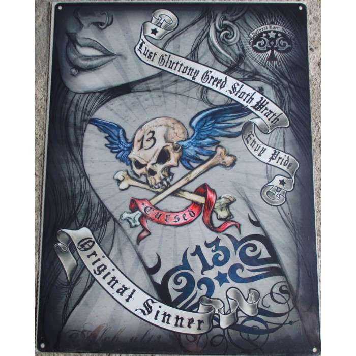 plaque pin up épaule tattoo tatouage 70x50cm tole deco us salon tatouage plaque pin up épaule tattoo tatouage 70x50cm tole deco us salon tatouage