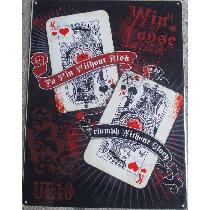 plaque jeux de carte crane tetede mort poker 70x50cm tole deco us salon tatouage plaque jeux de carte crane tetede mort poker 70x50cm tole deco us salon tatouage