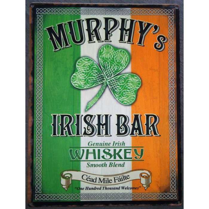 plaque murphys irish bub biere beer 70x50cm tole deco us loft cuisine bar plaque murphys irish bub biere beer 70x50cm tole deco us loft cuisine bar