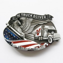boucle de ceinture truck routier coloré aigle camion homme