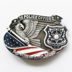 boucle de ceinture policier usa police officer homme femme