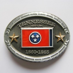 boucle de ceinture drapeau du tennesse etat americain