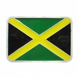 boucle de ceinture drapeau jamaicain jamaique homme femme