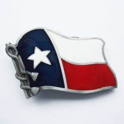 boucle de ceinture drapeau du texas usa flag homme femme
