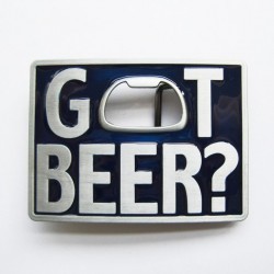 boucle de ceinture ouvre bouteille got beer biere bleu homme