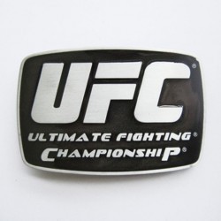 boucle de ceinture UFC noir ovale champion fighting