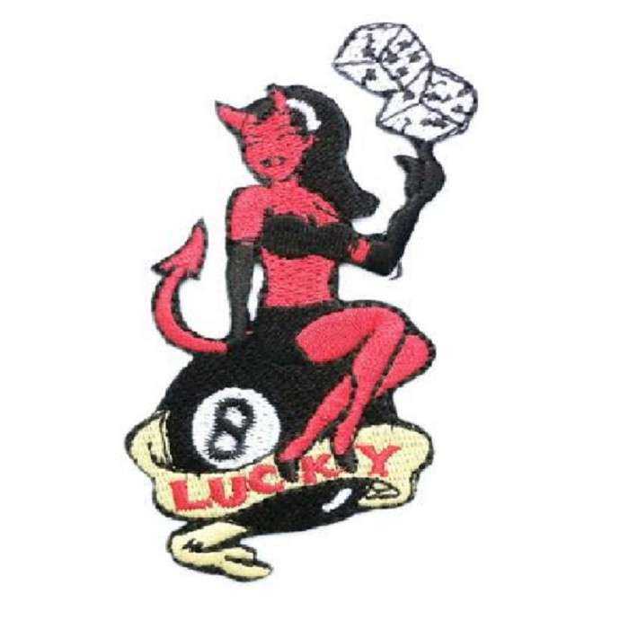 patch pin up lucky 8 ball boule de billard noir ecusson thermocollant patch pin up lucky 8 ball boule de billard noir ecusson thermocollant