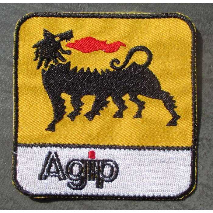 patch agip carre ecusson deco veste garage huile essencedrag patch agip carre ecusson deco veste garage huile essencedrag