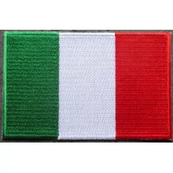 patch drapeau italie 9x5.5cm ecusson thermocollant  italian flag