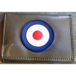 portefeuille logo vespa simili vert kaki homme femme fan de scooter