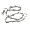 chaine de portefeuille petit crane blanc plastique rock roll