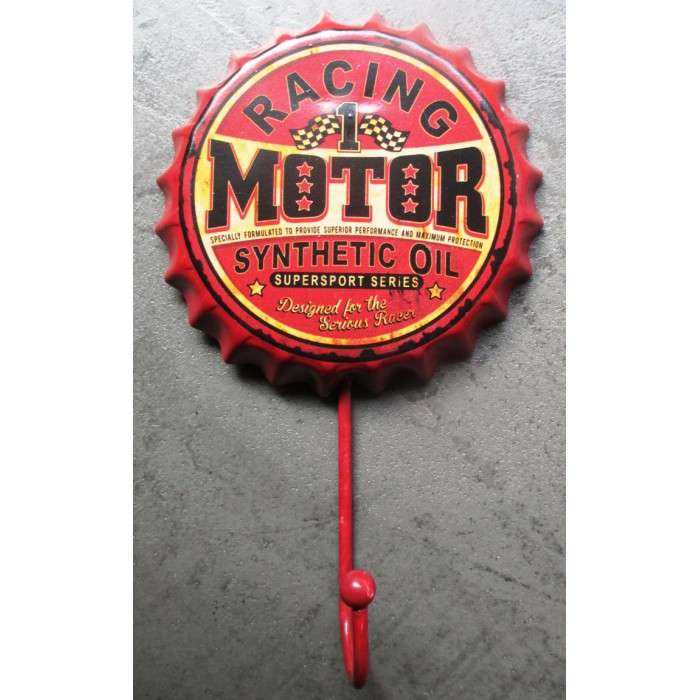 crochet patere capsule motor racing oil 18x10cm deco garage loft bar crochet patere capsule motor racing oil 18x10cm deco garage loft bar