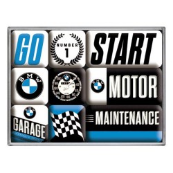 lot 9 magnet bmw maintenance start auto aimant frigo