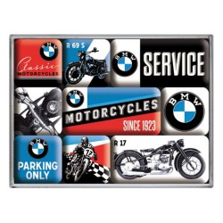 lot 9 magnet bmw moto service motorcycle  aimant frigo