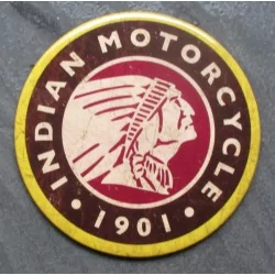 magnet 7.5 cm indian motorcycle logo indien deco garage cuisine bar diner loft frigo