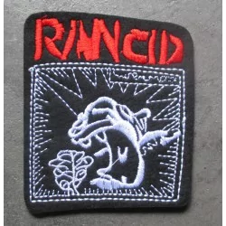 patch groupe hard rock rancid 8x7 cm écusson thermocollant veste chemise