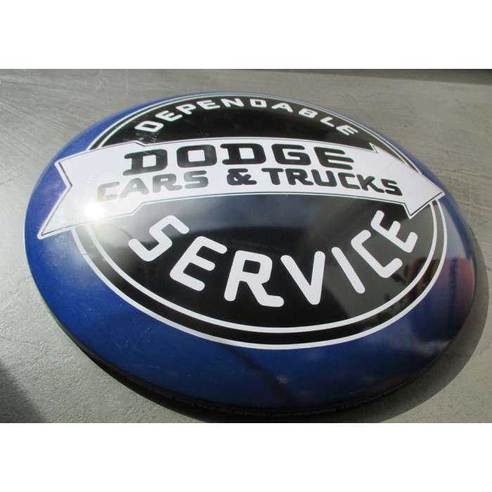 plaque bombée dodge cars & truck 40 cm tole metal garage diner loft plaque bombée dodge cars & truck 40 cm tole metal garage diner loft