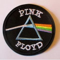 patch groupe rock pink floyd 6.3 cm  écusson  thermocollant  veste chemise