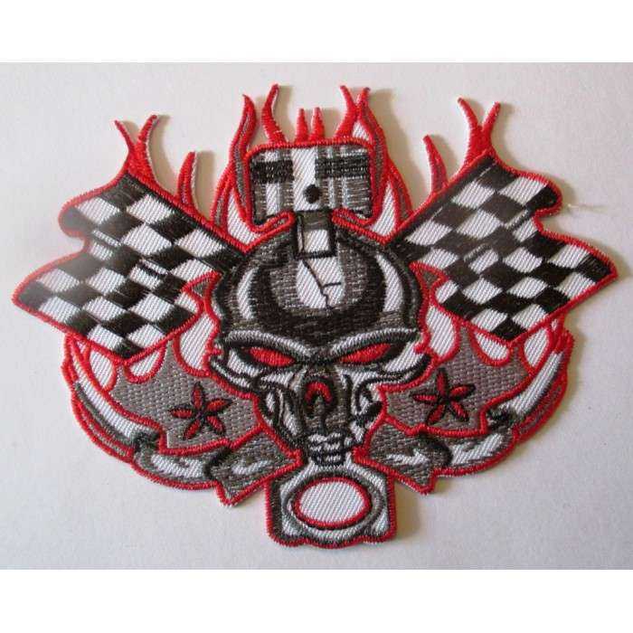 Patchs Thermocollants Crâne Brodés - Lot De 9pcs, 8-10cm