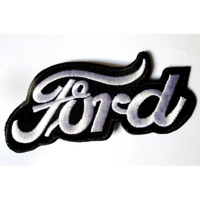 patch ford vieux logo noir blanc thermocollant auto 9.5x4cm patch ford vieux logo noir blanc thermocollant auto 9.5x4cm