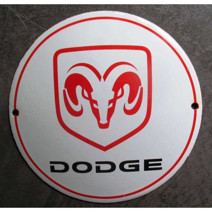 mini plaque emaillée doge rouge et blanche 12cm tole email usa mini plaque emaillée doge rouge et blanche 12cm tole email usa