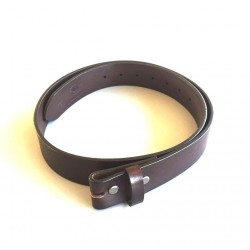 S 95cm ceinture en cuir véritable brun homme femme pleine fleur