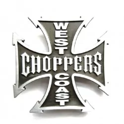 boucle de ceinture croix malte WCC alu west coast choppers