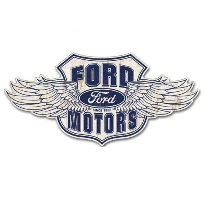grande plaque ford motor aillé 80x39 cm tole metal garage diner loft grande plaque ford motor aillé 80x39 cm tole metal garage diner loft