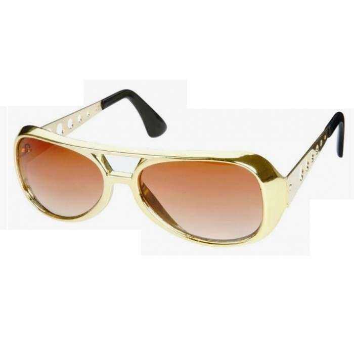 lunette de soleil style elvis presley doré king rock roll look année 70 lunette de soleil style elvis presley doré king rock roll look année 70